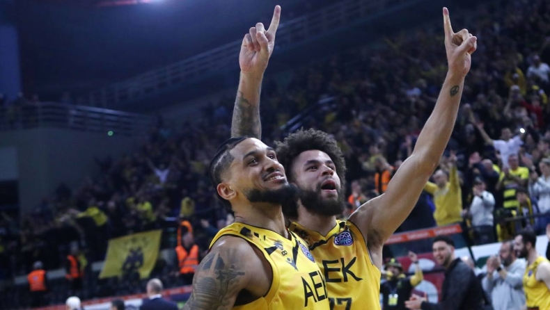ΑΕΚ: Χέιλ και Χαμπ υποψήφιοι για την κορυφαία πεντάδα του BCL 