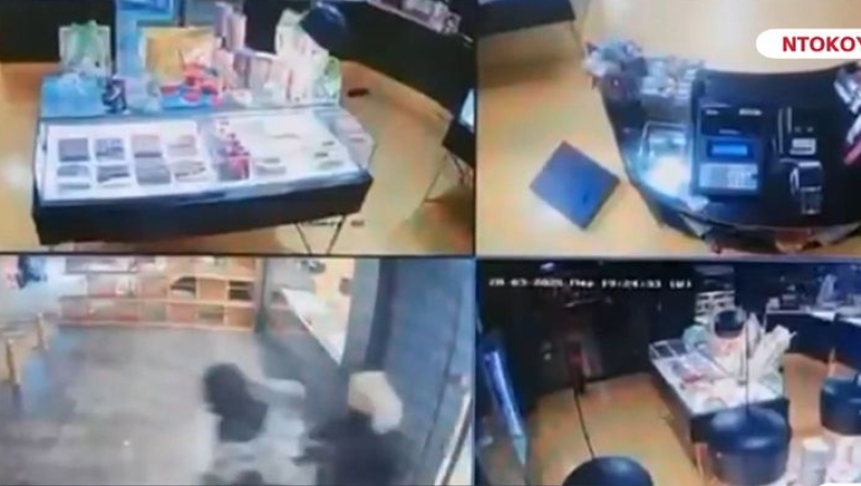 Ατρόμητη υπάλληλος αντιμετώπισε ληστή με κατσαβίδι: Καρέ καρέ η μάχη που έδωσε μαζί του (vid)