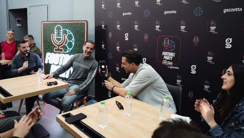 Πάμε Στοίχημα Football Party by Gazzetta: Ζήσαμε τα δύο μεγάλα ελληνικά ντέρμπι στο Περιστέρι με τους Γιάννη Γκούμα και Σάκη Κατσούλη