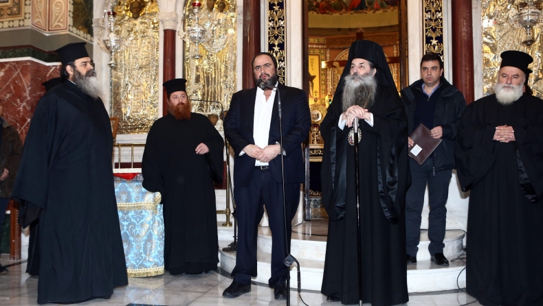 Σεβασμιώτατος Μητροπολίτης Πειραιώς για Μαρινάκη: «Υπηρετεί το ιδεώδες του Ολυμπιακού και του ελληνικού γίγνεσθαι»