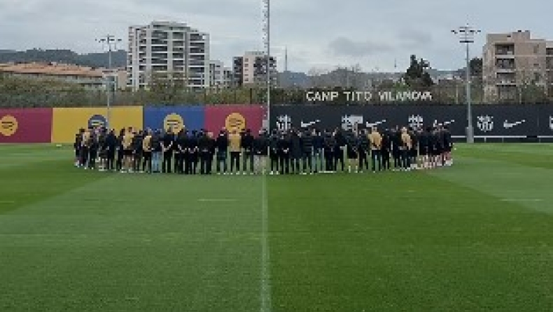 Μπαρτσελόνα: Ενός λεπτού σιγή στην προπόνηση, ως φόρος τιμής στον Κάρλες Μινιάρο (vid) 