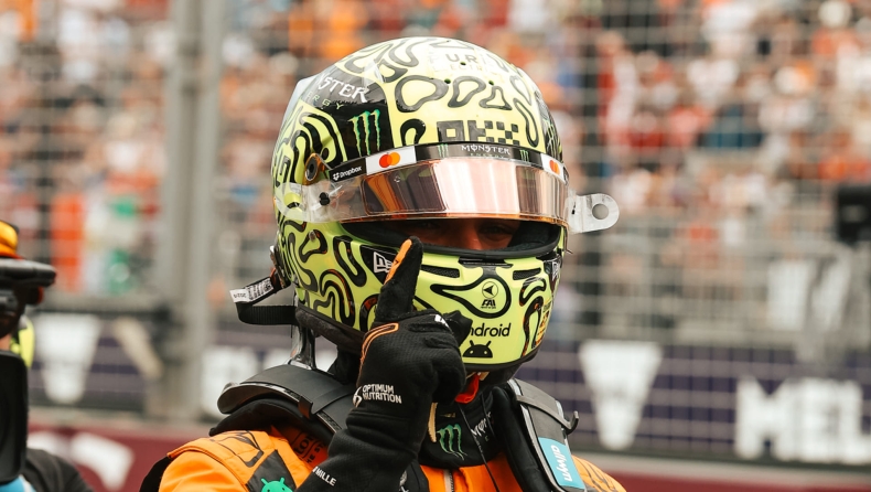 F1 - Νόρις: «Ξέρουμε πόσο γρήγορος είναι ο Φερστάπεν στη βροχή»