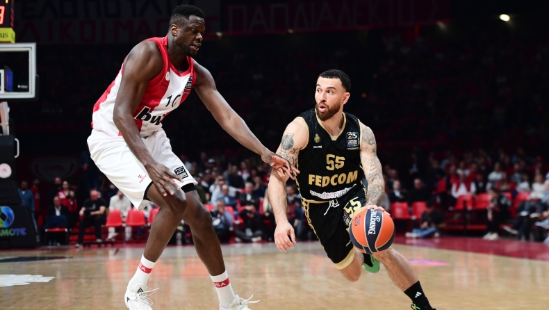 Ολυμπιακός - Μονακό 77-80: Απέναντι στον Σπανούλη βρήκε... σίδερο