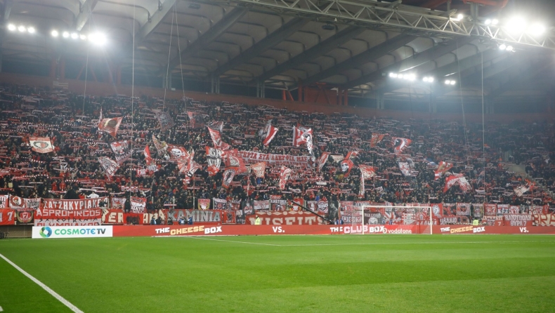 Ολυμπιακός: Πάνω από 2.000 οπαδοί έχουν μεταβιβάσει το διαρκείας τους για το ματς με τον ΟΦΗ