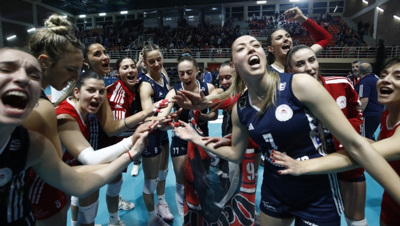 Ολυμπιακός: Τα συγχαρητήρια της ΚΑΕ για την κατάκτηση του Κυπέλλου βόλεϊ γυναικών