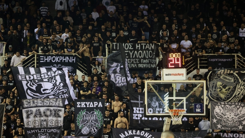 Stoiximan GBL: Πρόστιμα σε ΠΑΟΚ και Πανιώνιο για υβριστικά συνθήματα