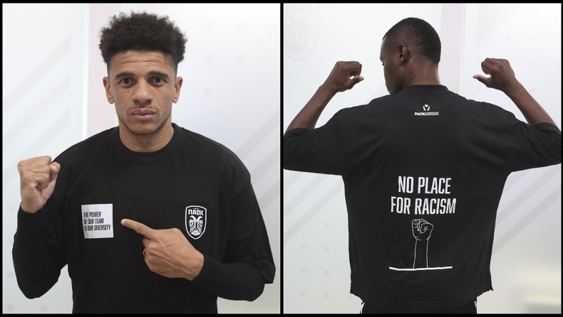 Το συλλεκτικό μπλουζάκι του ΠΑΟΚ κατά του ρατσισμού: «Δύναμή μας η διαφορετικότητα» (pics)