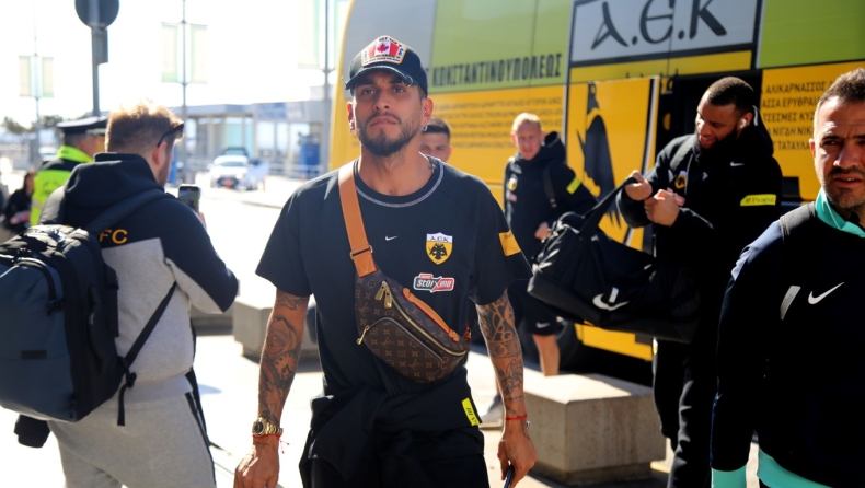 ΑΕΚ: Ο Περέιρα ταξίδεψε με την αποστολή για Θεσσαλονίκη για το ματς με τον Άρη