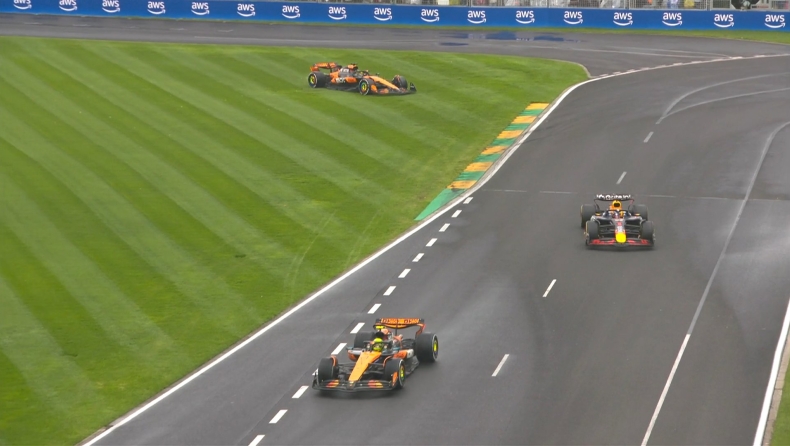 F1 - Πώς ο Πιάστρι κατάφερε να ξεκολλήσει από το γρασίδι και να μπει στους βαθμούς (vid)