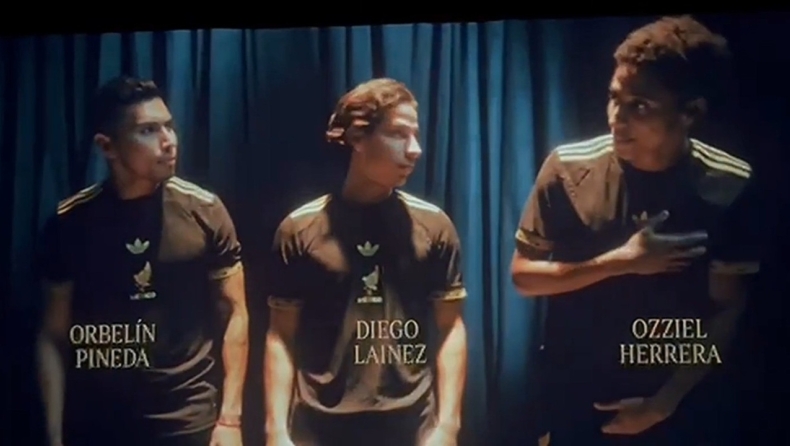 ΑΕΚ: Με Πινέδα η παρουσίαση της νέας φανέλας της Εθνικής Μεξικού (vid)