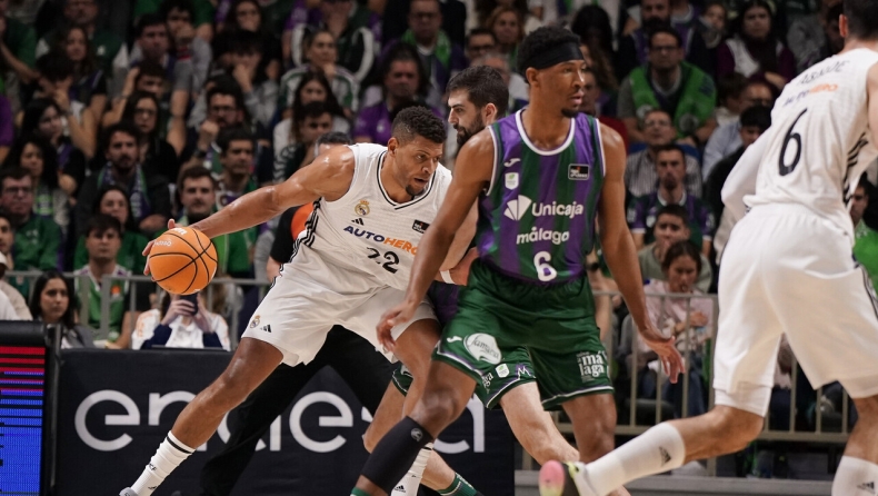 Μάλαγα - Ρεάλ Μαδρίτης 105-107: Μούσα και Χεζόνια «υπέγραψαν» την ανατροπή στο ντέρμπι