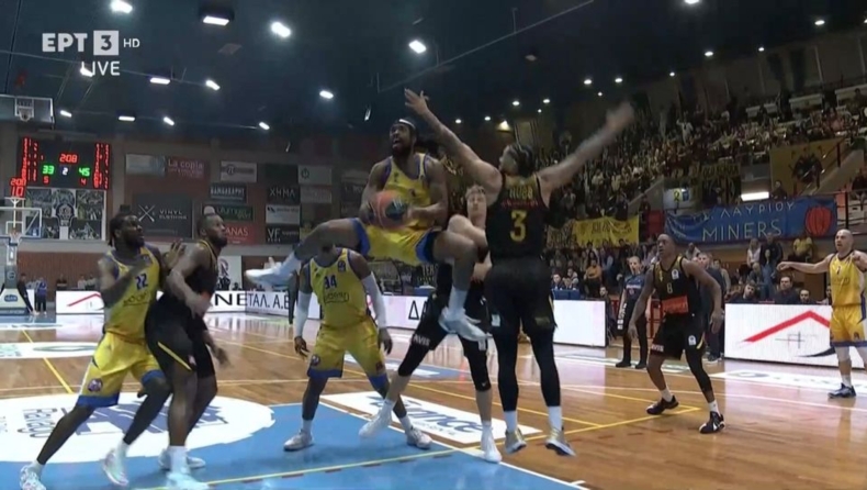 Stoiximan GBL, TOP-10: Buzzer beater, άλει ουπ, αλλά στην κορυφή Θόρντον που θύμισε... Τζόρνταν (vid)