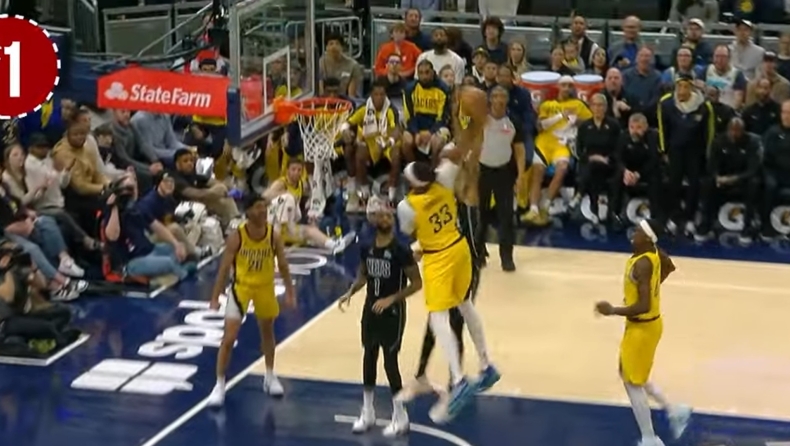 NBA: Το εμφατικό κάρφωμα του Τέρνερ στην κορυφή του Top 5 (vid)