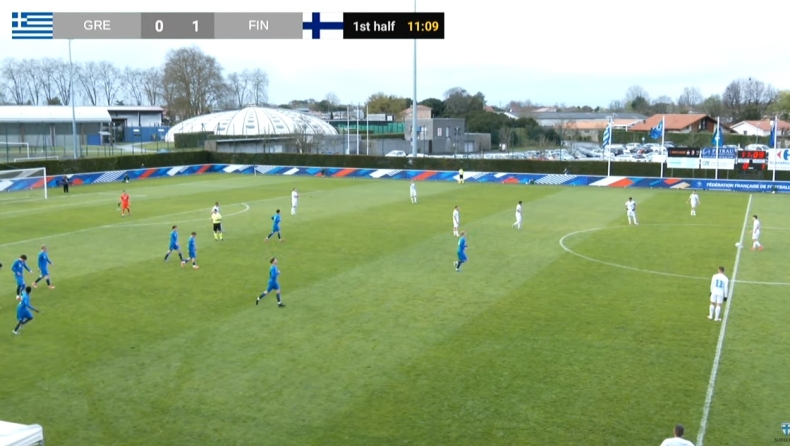 LIVE TV το Ελλάδα U17 - Φινλανδία U17