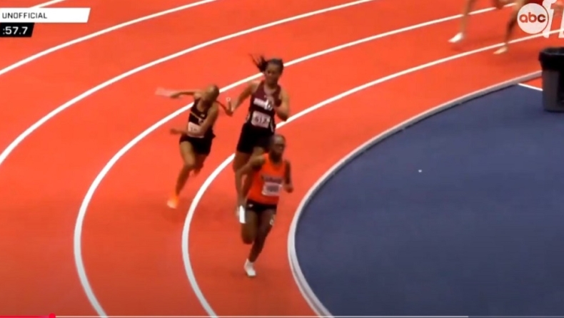 Αθλήτρια χτύπησε σκόπιμα αντίπαλό της με τη σκυτάλη, προκαλώντας τη διάσειση (vid)