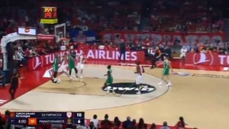 Ολυμπιακός - Παναθηναϊκός: Η φοβερή no look ασίστ του Βεζένκοβ στον Παπανικολάου (vid)