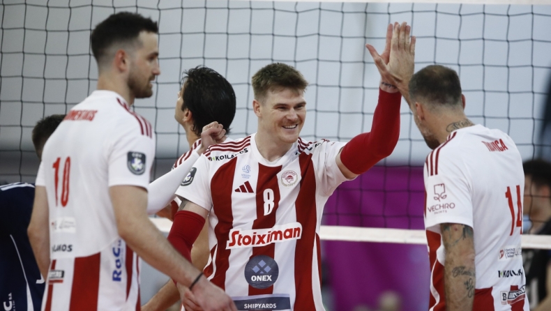 Ολυμπιακός: Έφτασε τους 325 τίτλους μετά το Κύπελλο βόλεϊ ανδρών