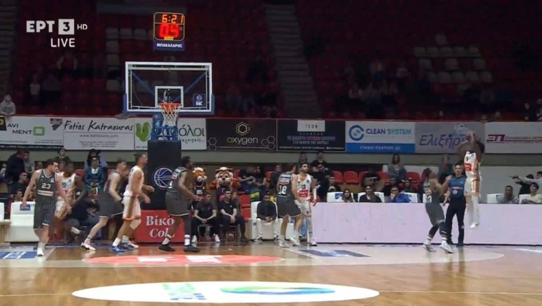 Προμηθέας - ΠΑΟΚ, Video: Τρομερό buzzer beater του Γουόκερ από τη γωνία
