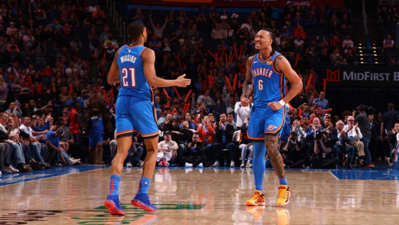 Τζαζ-Θάντερ 111-145: Η Οκλαχόμα έφτασε τις 31 εκτός έδρας νίκες