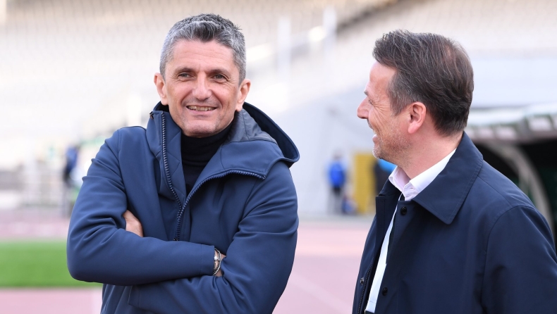  Παναθηναϊκός-ΠΑΟΚ: Τα είπαν Παπαδημητρίου και Λουτσέσκου 