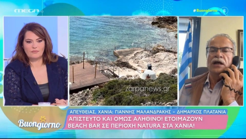 Έντονες αντιδράσεις στα Χανιά: Ετοιμάζουν beach bar σε περιοχή Natura (vid)