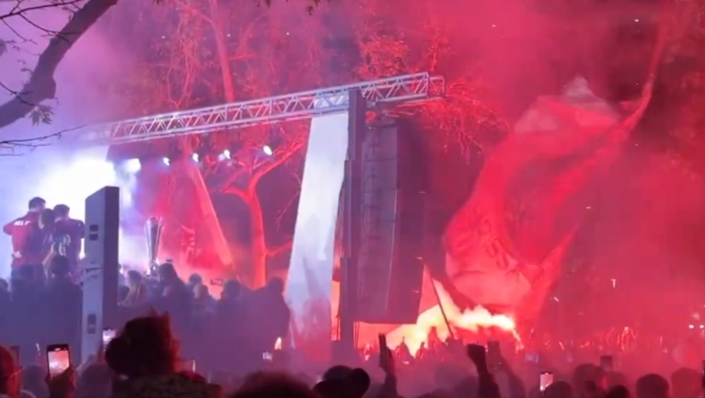 ΑΕΛ: «We Are the Champions» και το σύνθημα που σήκωσε την πλατεία... στο πόδι! (vid)