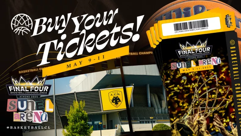 BCL Final Four: Την Πρωτομαγιά κυκλοφορούν τα εισιτήρια