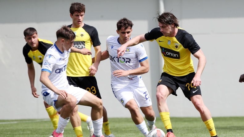 Super League 2 - Play Out Νοτίου Ομίλου: Στη ζώνη του υποβιβασμού η ΑΕΚ Β μετά την ήττα από τον Αστέρα Β στο «Σεραφείδειο»