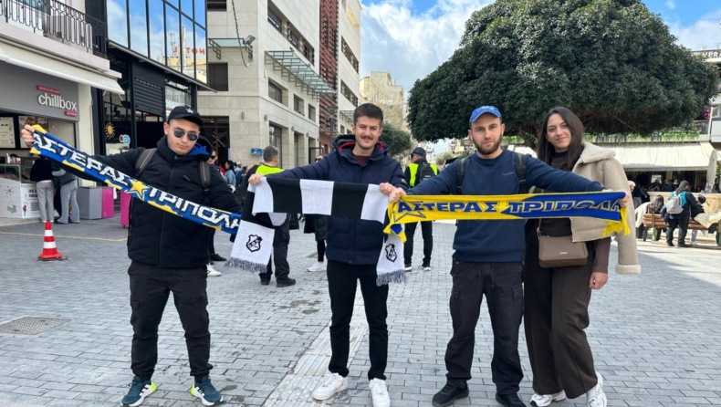 Αστέρας Τρίπολης-ΟΦΗ: Κοινές βόλτες οπαδών μέσα στην πόλη! 
