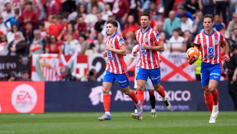 Σεβίλλη - Ατλέτικο Μαδρίτης 1-2: Ο Μπάριος άναψε φυτίλι ελπίδας για τον τίτλο στο 90΄+3΄