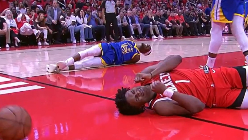 Μπάτλερ, Video: Άσχημη πτώση και ανησυχία στους Γουόριορς