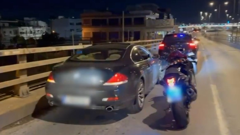 Βίντεο ντοκουμέντο από την σύλληψη μεθυσμένου οδηγού: Έτρεχε με 206 χλμ και από την Συγγρού τον σταμάτησαν στο Περιστέρι