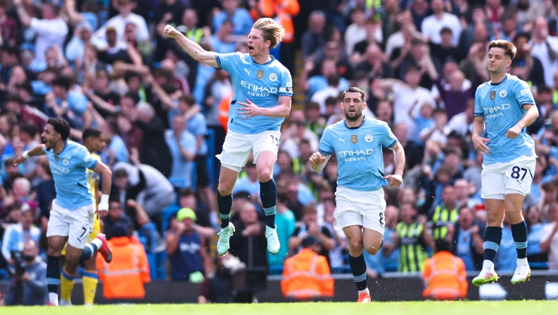 Μάντσεστερ Σίτι - Κρίσταλ Πάλας 5-2: Ξανά σε τροχιά αστεριών με ηγέτη Ντε Μπρόινε