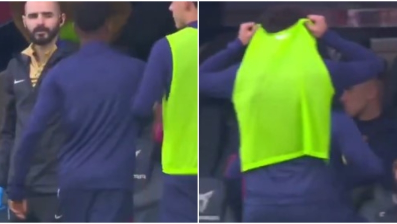 Μπαρτσελόνα - Θέλτα: Τα πήρε ο Φάτι που δεν τον έβαλε ο Φλικ και άρχισε να κλωτσάει (vid)