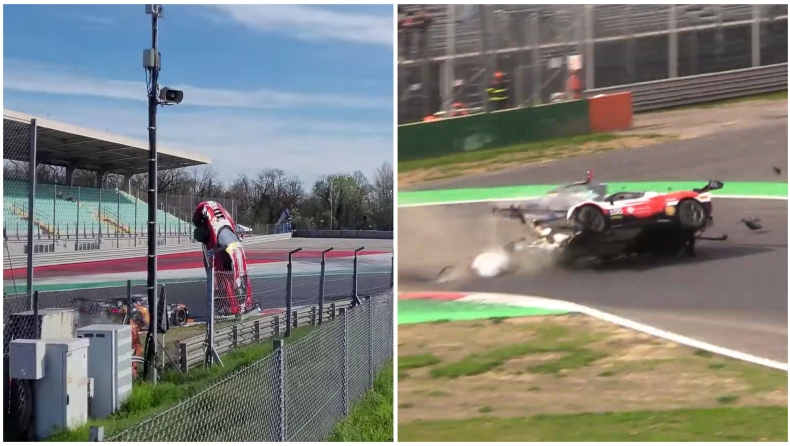 Ferrari Challenge: Τρομακτικά ατυχήματα στην πίστα της Μόντσα (vid)