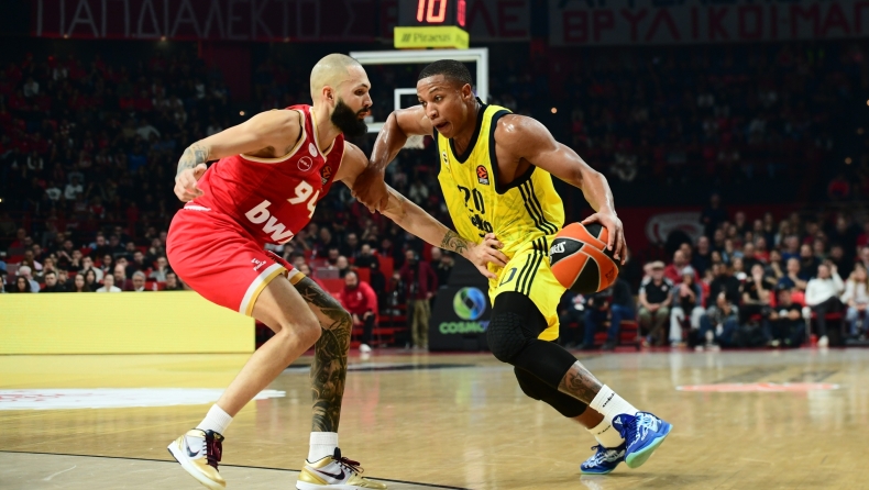 Βαθμολογία EuroLeague: Απώλεια της Φενέρ και ευκαιρία του Ολυμπιακού για κορυφή
