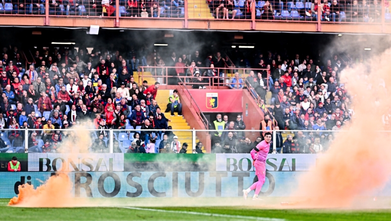 Λάτσιο: Καπνογόνο εκτοξεύθηκε στην πλάτη του Μανδά