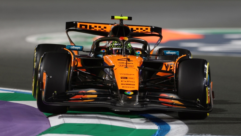 F1 - Σαουδική Αραβία: Ο Νόρις αποκατέστησε την τάξη στο FP2, στον τοίχο ο Τσουνόντα