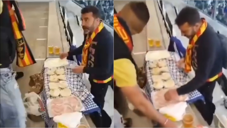 Λέτσε: Μερακλήδες οπαδοί της έφτιαξαν... σάντουιτς μέσα στο γήπεδο της Γιουβέντους! (vid)