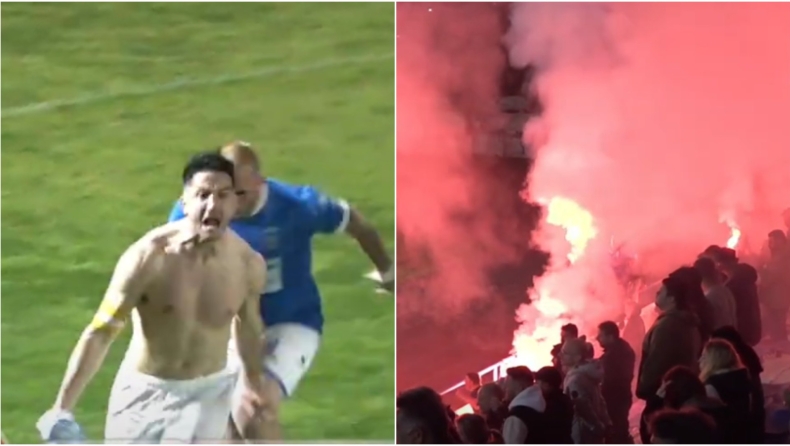 Μανωλάς: Γκολ νίκης για τον Πανναξιακό, έξαλλος πανηγυρισμός και... φωτιά στις εξέδρες! (vid)