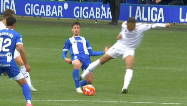 Μπαπέ: Πήγε να κόψει... καριέρα και δέχθηκε την πρώτη του κόκκινη με τη Ρεάλ! (vid)