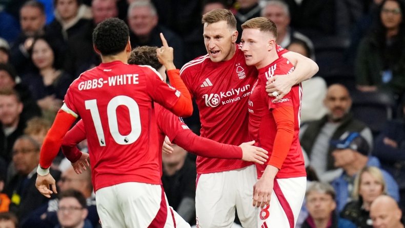 Τότεναμ - Νότιγχαμ Φόρεστ 1-2: «Άλωσε» το Λονδίνο και επανήλθε στην 3η θέση