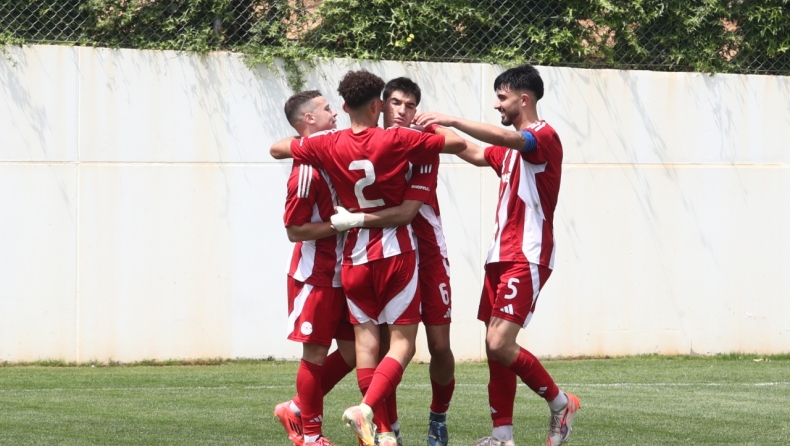 Νέοι Ολυμπιακού: Νίκη με 4-2 εκτός έδρας με την ΑΕΚ και πλέον... αγκαλιάζουν τον τίτλο!