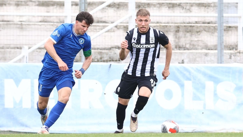 ΠΑΟΚ Β' - Νίκη Βόλου 1-1: Έσωσαν τον βαθμό στο φινάλε οι ασπρόμαυροι (vids)