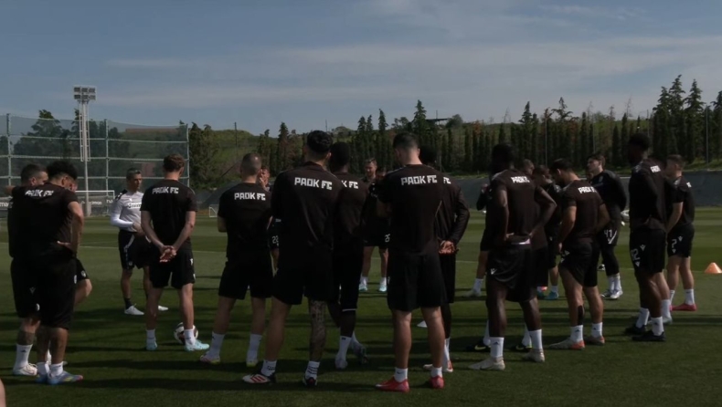 ΠΑΟΚ: Προπόνηση με ένταση και... γκάζια Λουτσέσκου ενόψει Παναθηναϊκού (vid)