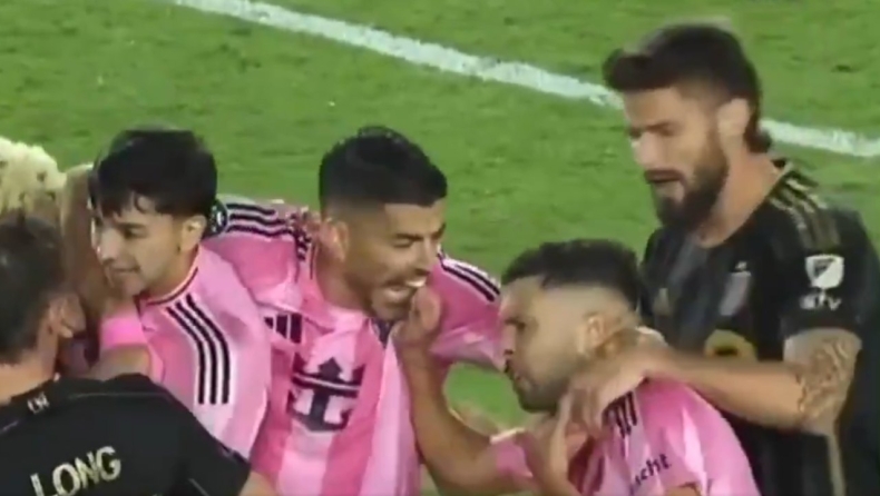 Σουάρες: Δάγκωσε ξανά, με «θύμα» τον συμπαίκτη του, Ζόρντι Άλμπα! (vid)