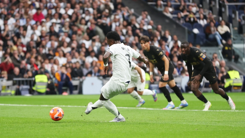 Ρεάλ - Βαλένθια: Ο Μαμαρντασβίλι έβαλε στοίχημα 50 ευρώ με τον Βινίσιους ότι θα πιάσει το πέναλτι