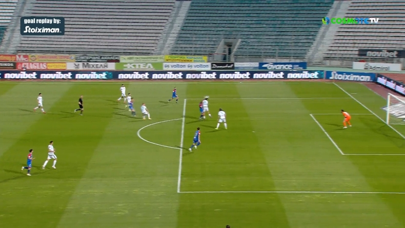 Βόλος - Λεβαδειακός: «Βολίδα» του Χουάνπι για το 1-0 (vid)