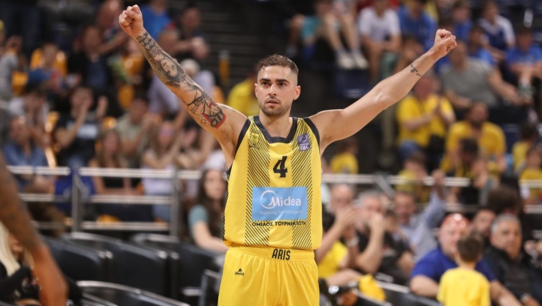 Άρης-Μαρούσι 114-109 (παρ.): Ο Τολιόπουλος αποχαιρέτισε με σόου και ο 14χρονος Κλώντζαρης συστήθηκε στο κοινό