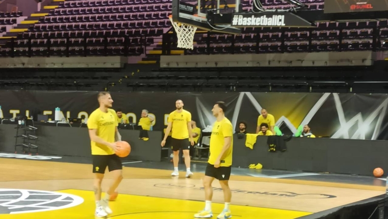 ΑΕΚ: Το Gazzetta στην προπόνηση της Ένωσης πριν την Τενερίφη (vid)